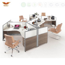 Morden Wooden panel Design Office Workstation Furnitute (HY-P03)